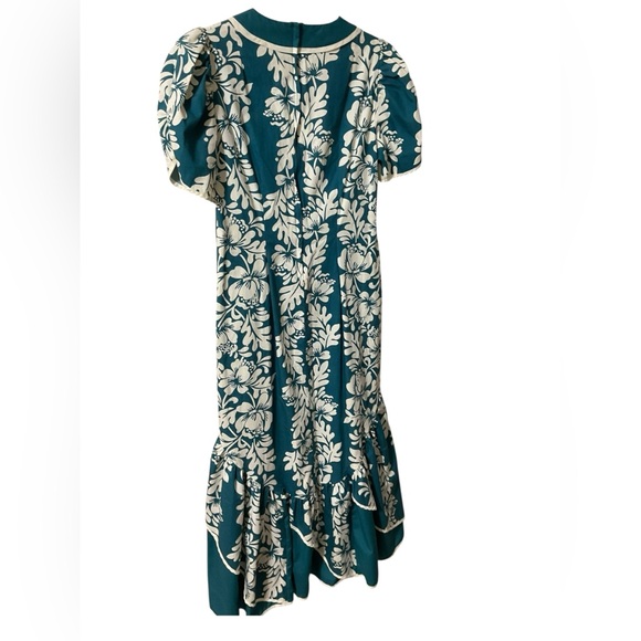 Vintage Hawaiian Carol Bennett Sz Small Puff sleeves and Ruffles‎  Dress - Picture 5 of 15